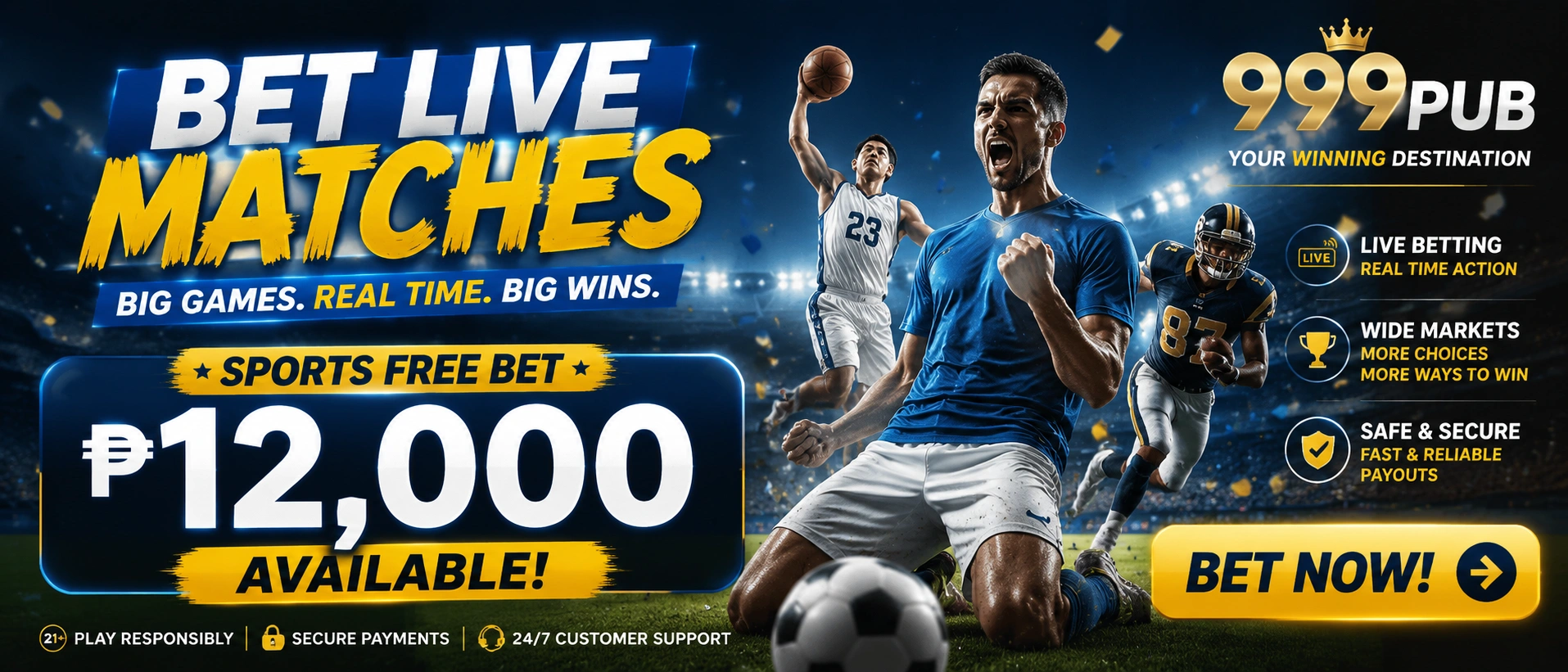 Sports betting hub visual for Philippine users