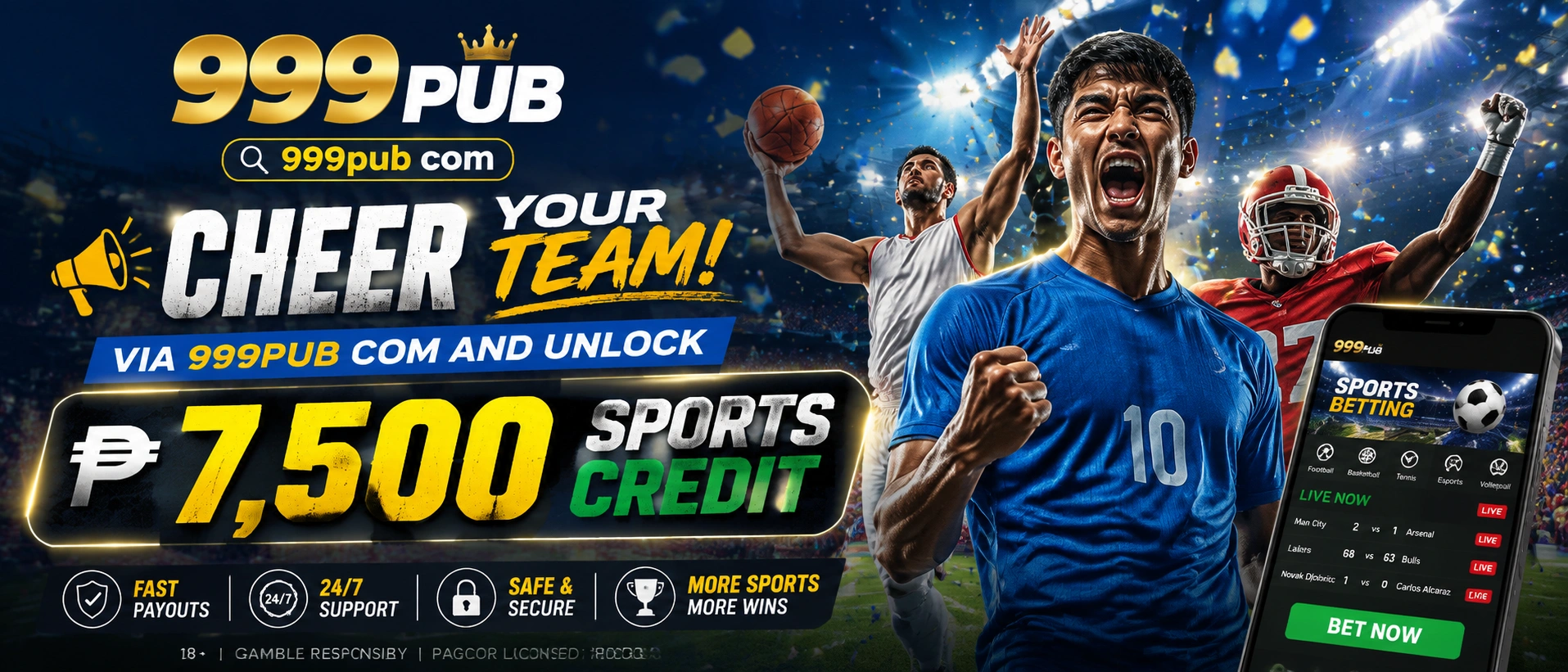 Sports markets and live odds visual
